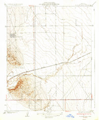 Guijarral Hills 1937 topographic map thumbnail
