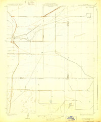 Hacienda Ranch 1929 topographic map thumbnail