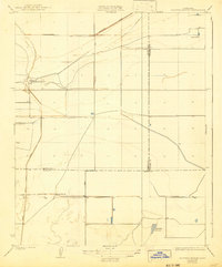 Hacienda Ranch 1929 topographic map thumbnail