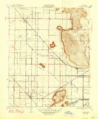 Ivanhoe 1926 topographic map thumbnail