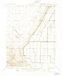 Kettleman City 1933 topographic map thumbnail
