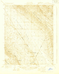 Kettleman Plain 1930 topographic map thumbnail