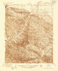 Kreyenhagen Hills 1936 topographic map thumbnail