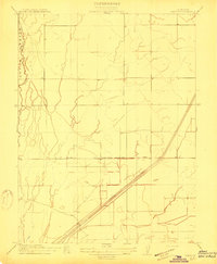 Landlow 1911 topographic map thumbnail