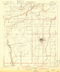 Lemoore 1927 topographic map preview