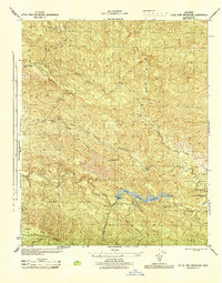 Little Pine Mountain 1944 topographic map thumbnail