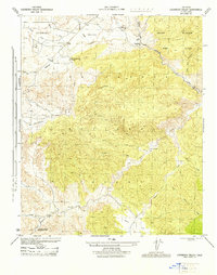 Lockwood Valley 1944 topographic map preview