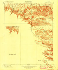 Lone Tree Valley 1916 topographic map thumbnail