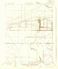 Lone Tree Well 1932 topographic map thumbnail