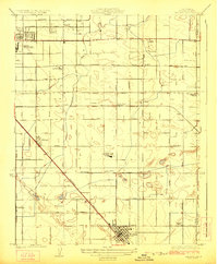 Malaga 1923 topographic map preview