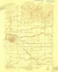 Merced 1914 topographic map preview