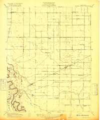 Mitchell School 1916 topographic map thumbnail