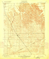 Montpellier topographic map thumbnail