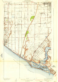 Newport Beach 1935 topographic map thumbnail