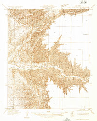 North of Oildale 1932 topographic map thumbnail