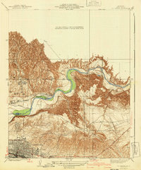 Oil Center 1940 topographic map thumbnail
