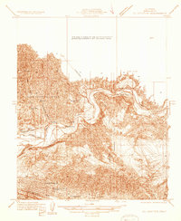 Oil Center 1933 topographic map thumbnail