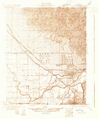 Oildale 1930 topographic map preview