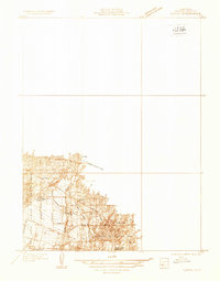 Olinda 1932 topographic map thumbnail