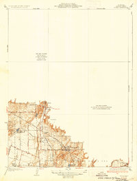 Olinda 1935 topographic map thumbnail