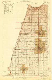 Ontario and Vicinity topographic map thumbnail