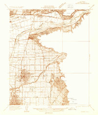 Orange 1932 topographic map preview