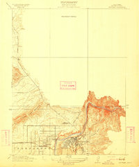 Oroville 1912 topographic map thumbnail