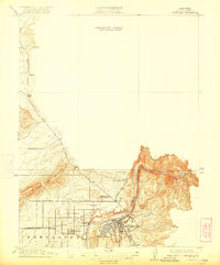 Oroville 1912 topographic map thumbnail