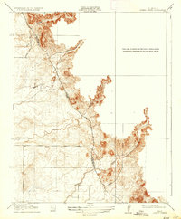 Owens Creek 1918 topographic map thumbnail