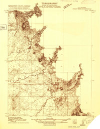 Owens Creek 1915 topographic map thumbnail