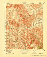 Packwood topographic map thumbnail