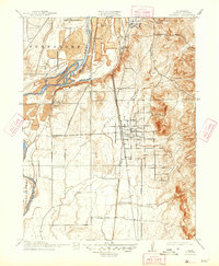 Palermo 1912 topographic map thumbnail
