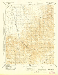 Pastoria Creek 1945 topographic map thumbnail