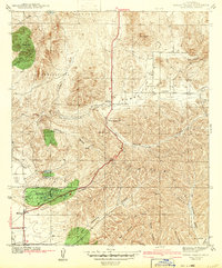 Poway Valley 1942 topographic map thumbnail