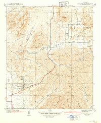 Poway Valley 1942 topographic map thumbnail