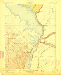 Rio Vista 1910 topographic map thumbnail