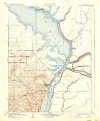 Rio Vista 1910 topographic map thumbnail
