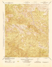 Salisbury Potrero 1944 topographic map thumbnail