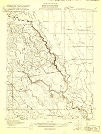 Santa Rita Bridge 1920 topographic map thumbnail