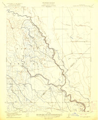 Santa Rita Bridge 1922 topographic map thumbnail