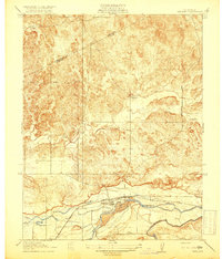 Snelling 1918 topographic map preview