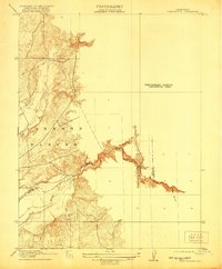 Spenceville 1915 topographic map thumbnail