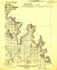 Squaw Valley 1921 topographic map thumbnail