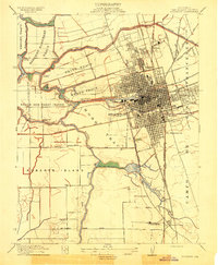 Stockton 1913 topographic map thumbnail