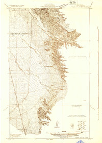 Tejon Hills 1931 topographic map thumbnail