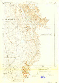 Tejon Hills 1933 topographic map thumbnail