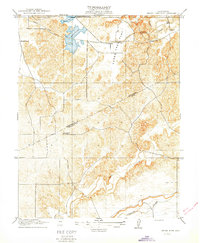 Three Tree Flat 1916 topographic map preview