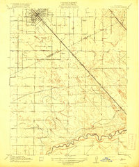 Turlock 1917 topographic map thumbnail