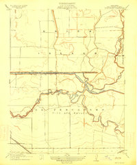 Union Island 1914 topographic map thumbnail