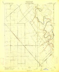 Vernalis 1915 topographic map thumbnail